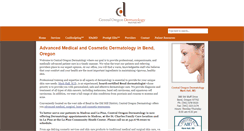 Desktop Screenshot of centraloregondermatology.com