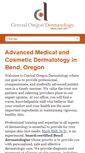 Mobile Screenshot of centraloregondermatology.com